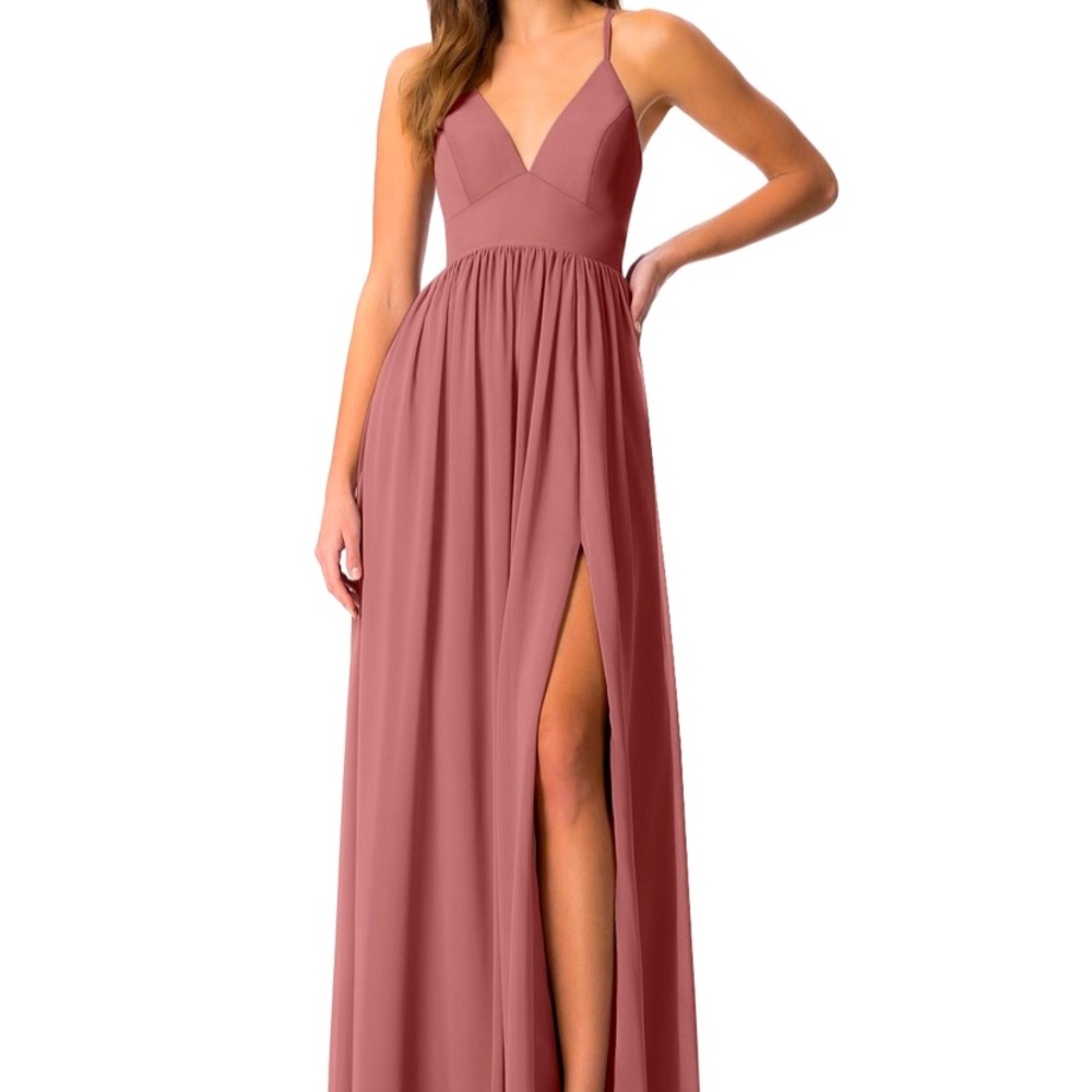 Desert Rose Azazie gown